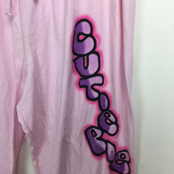 Vintage 90s Pink Cutie Pie Pajama Pants - Picture 2 of 6